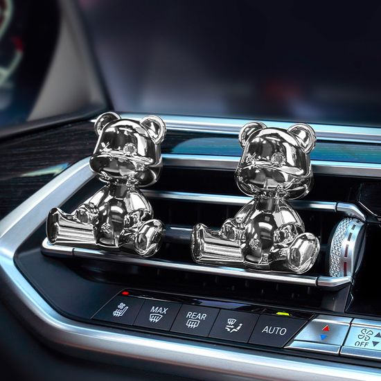  카리보 허그베어 차량용방향제 ver.1 크롬버전