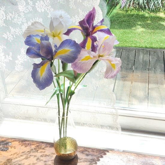 리얼터치 아이리스 롱스템 4 colors