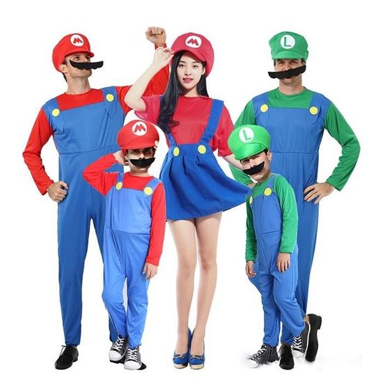 슈퍼마리오 코스프레옷 의상 모자+상의+하의SET 코스