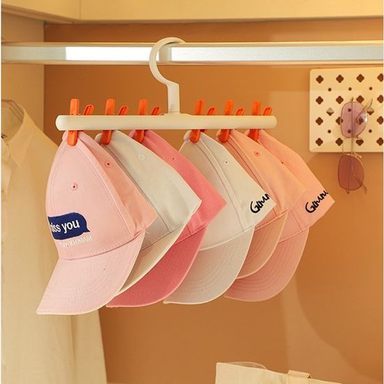 모자걸이 모자정리대 집게걸이형 모자 거치대 진열대