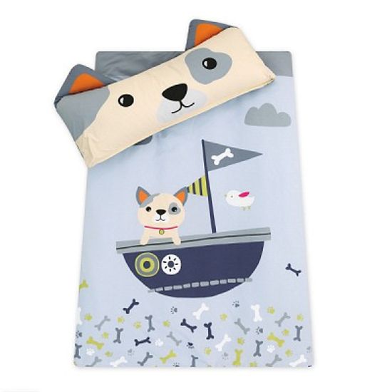 어린이집 사계절 일체형 낮잠이불 - 강아지