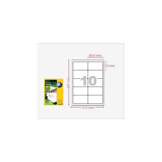 프린텍 AnyLabel 우편 라벨 10칸 V3250 100매 LS-3510