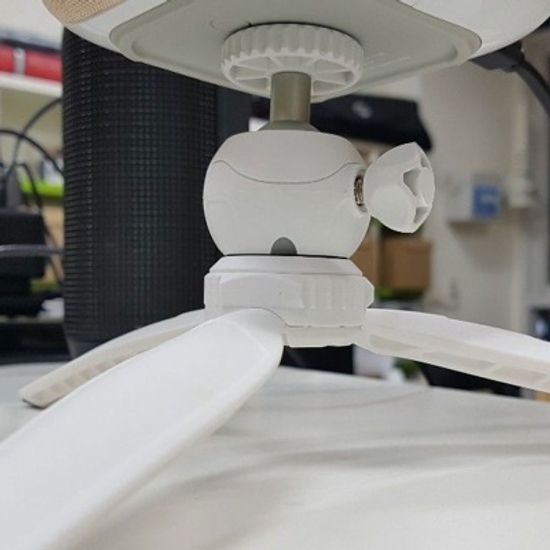 펀디안 사운드베슬 2단 미니삼각대 화이트/볼헤드타입 FD-TP01W