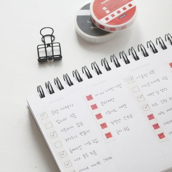 체크리스트 마스킹테이프