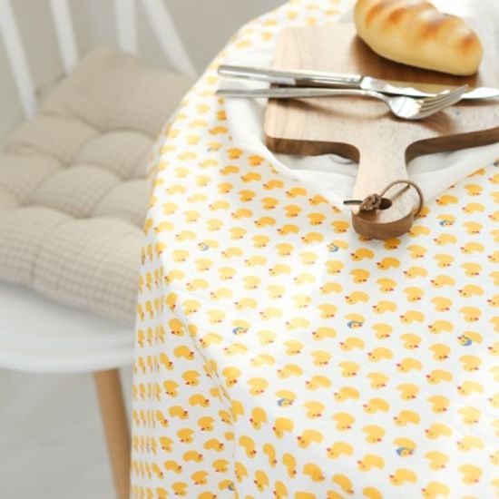 아기오리 면 식탁보 테이블보 덮개