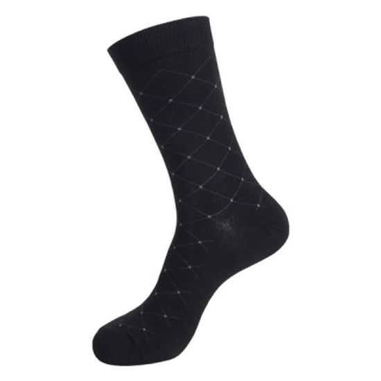 [쿠비카]신사 정장 그물패턴 패턴 남성 장목양말 L425