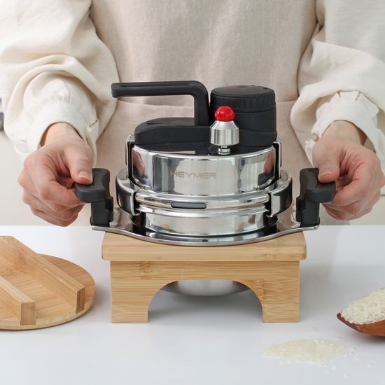 [헤이메르] 스텐 304 통3중 누룽지 압력솥_풀세트