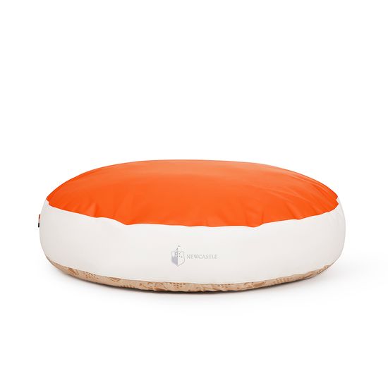 [뉴캐슬] 코지네스트 반려동물 쿠션 (오렌지화이트)