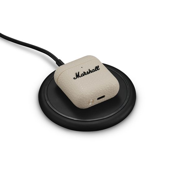 마샬 마이너4 블루투스 이어폰 무선 이어폰 크림