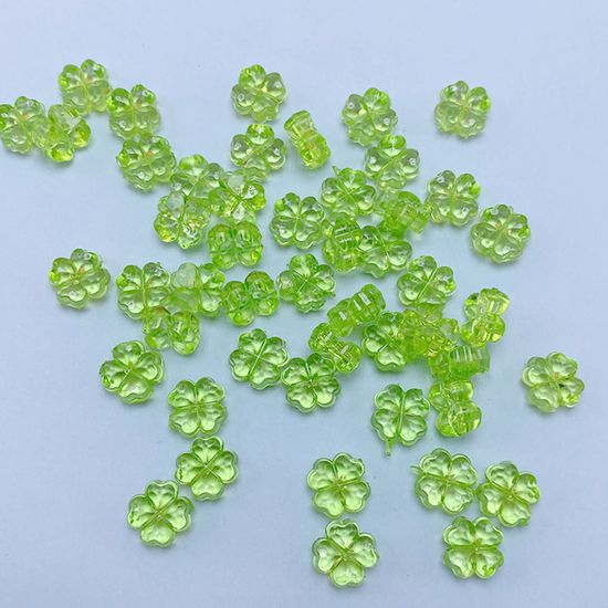크리스탈 네잎클로버 구슬 비즈 공예 재료 