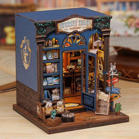 핸즈크라프트 DIY미니어처 북눅 저니트레이스 북샵