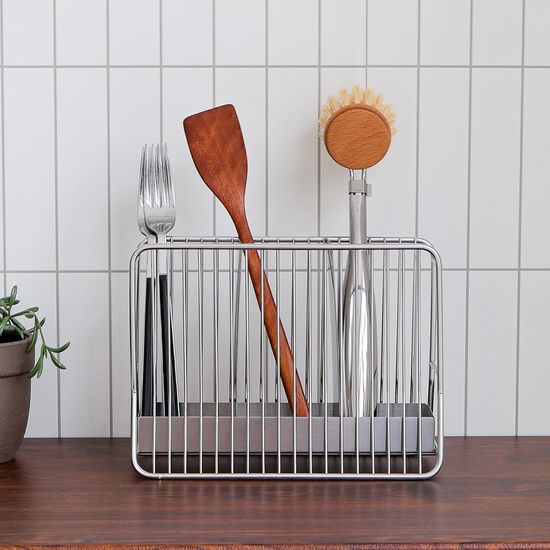 304 물빠짐 스텐 수저통 수저꽂이