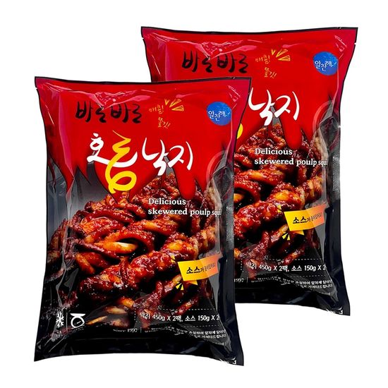 알찬해 바로바로 호롱낙지 1200g x 2 해산물 어패류