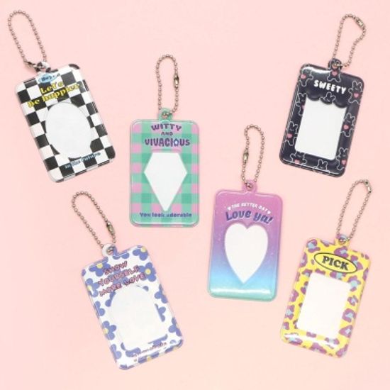 핑크풋 증명사진홀더키링(3EA)