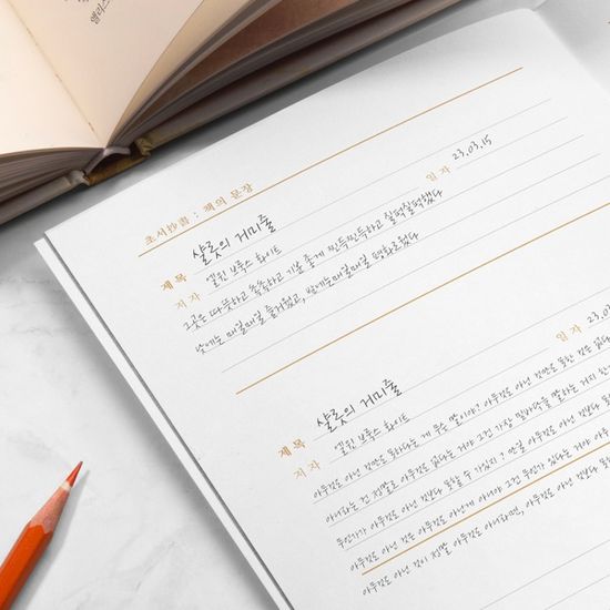 읽으면서 기록하는 독서기록장, 독중감 - A5 무선 