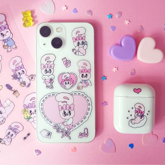 에스더버니 러브썸 스티커 2(4디자인 1세트)