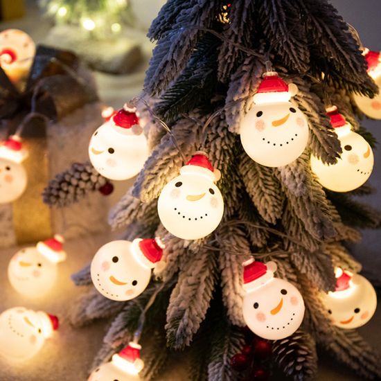 [도토로] 20구 LED 눈사람 가랜드 전구 (3M)