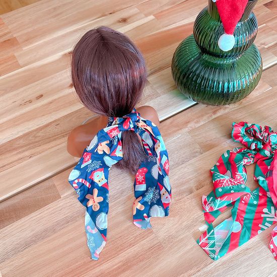 크리스마스 스카프 곱창밴드(3종)