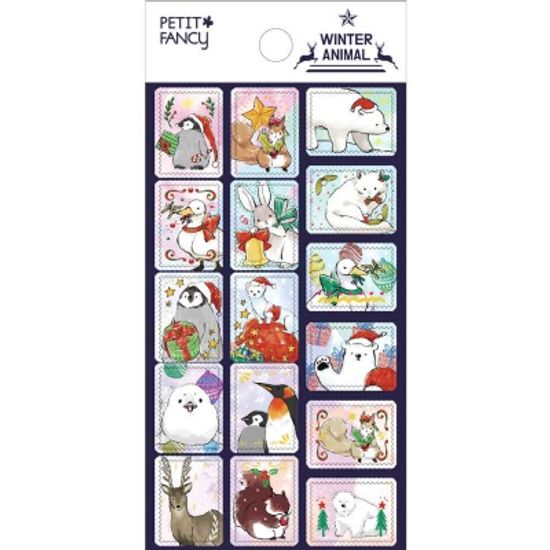 DA5422 WINTER ANIMAL 윈터 애니멀 겨울 시즌 스티커