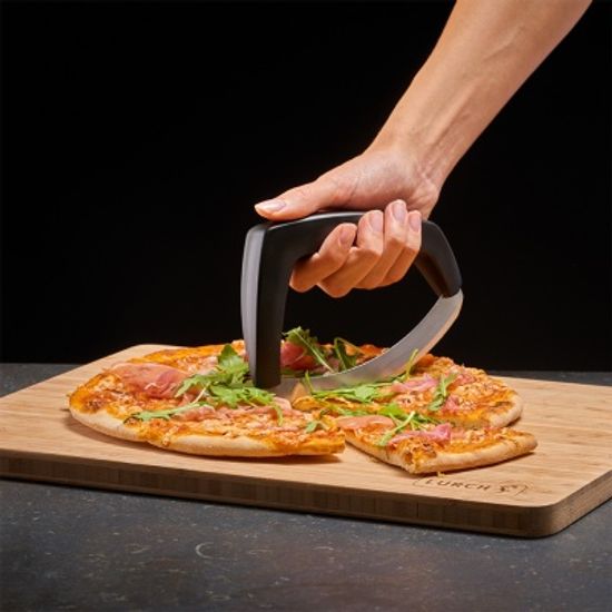 루치 쉽고 간단한 다용도 반달 모양 다지기 칼