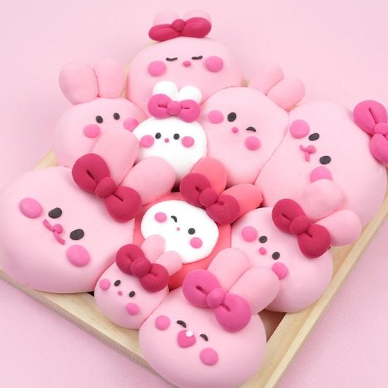 핑크풋 쪼꼬미친구들클레이액자꾸미기세트