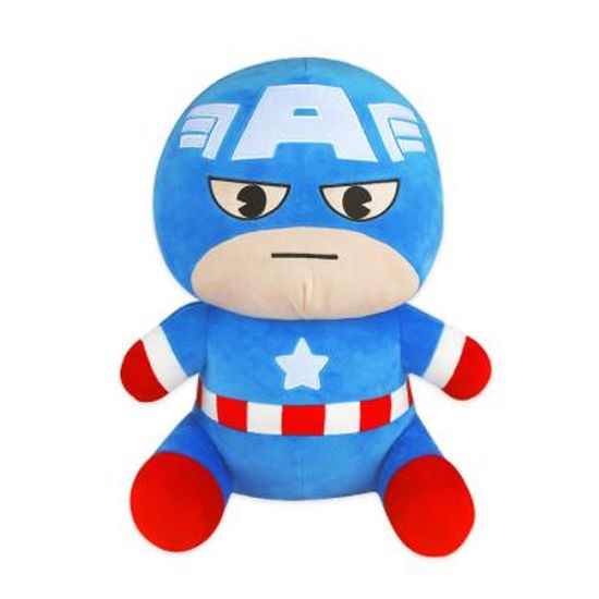 마블 가와이 캡틴아메리카 봉제인형 45cm