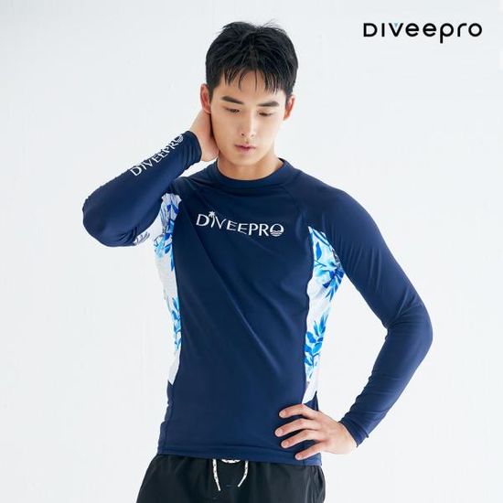 다이비프로 래쉬가드 맨 RM-072 다크네이비