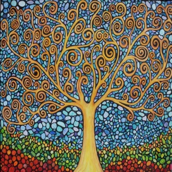 [피포페인팅]YSH158 생명의나무 size 40x50cm