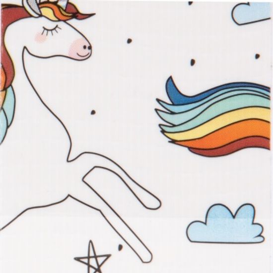 덕테이프 디자인 박스 테이프 유니콘 무늬 9m