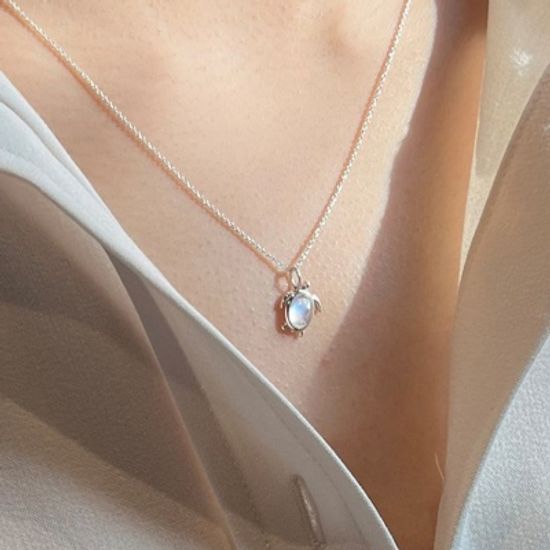 [도금] 느려도 괜찮아, 거북이 목걸이 (미니) 