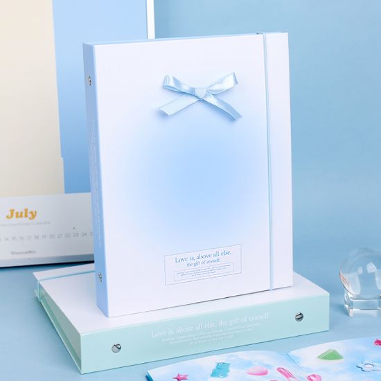 블러쉬 A5 6공 포카 바인더 커버 