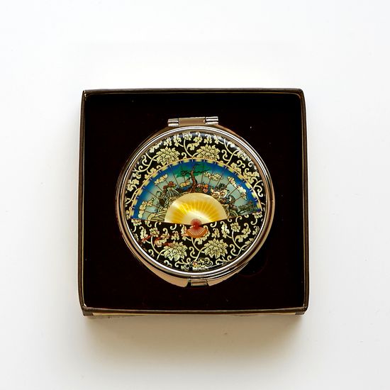 한국 전통기념품  원형 자개 손거울 외국인선물 