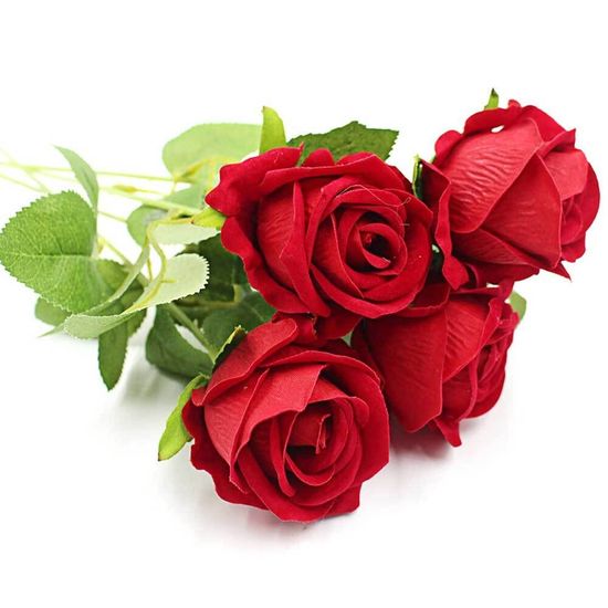 장미 조화 빨간장미 꽃다발  WE98FD5
