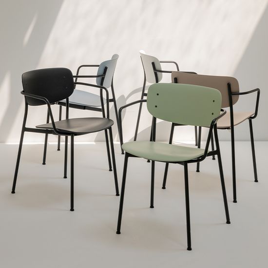 핀 체어 플라스틱/식탁의자/카페의자