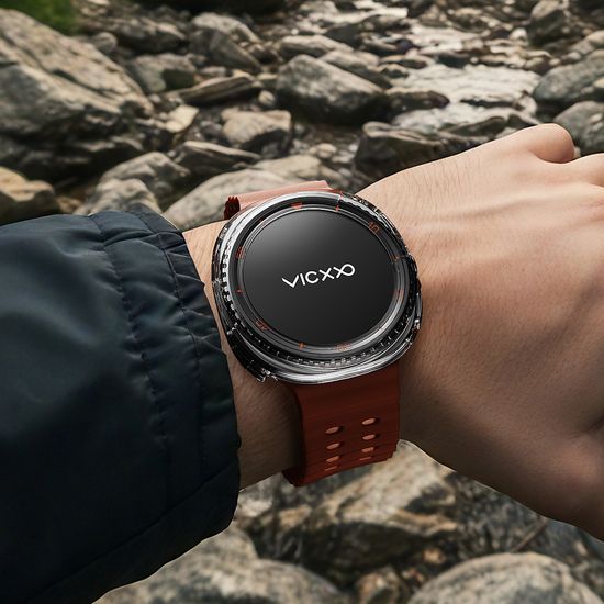 빅쏘 갤럭시워치8 클래식 케이스 강화유리 풀커버