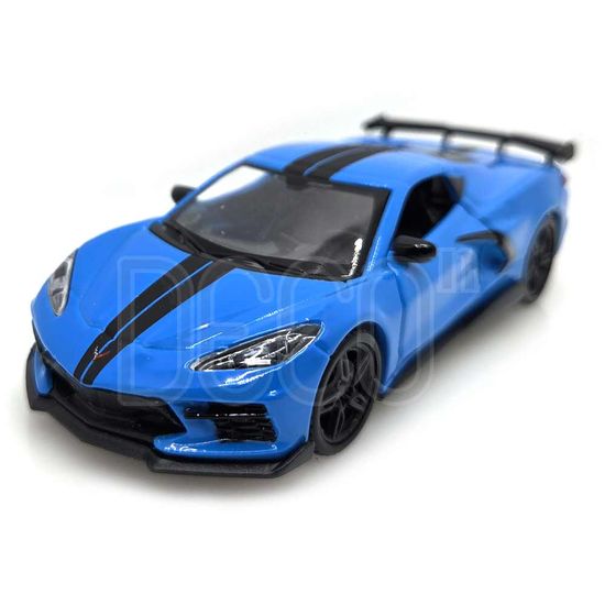 1:43 쉐보레 콜벳 스팅레이 블루 풀백 미니카 