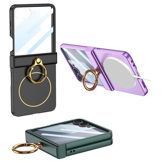 갤럭시Z플립7 맥세이프 링 고리 힌지보호 하드 케이스