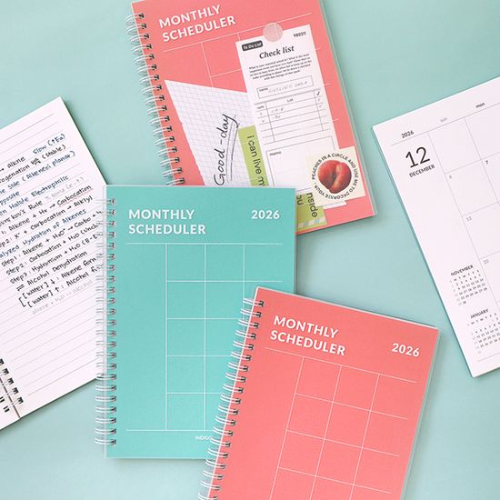 2026 기본 A5 먼슬리 스케줄러 (스프링)