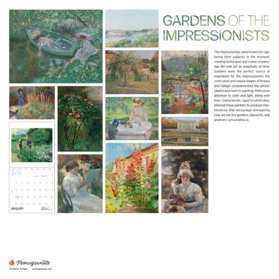 2026벽걸이캘린더 Gardens of the Impressionists