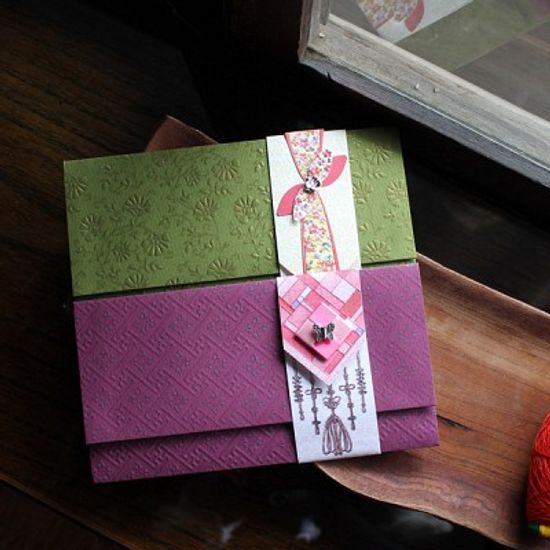 붉은비단 봉투 (035-ME-0024)