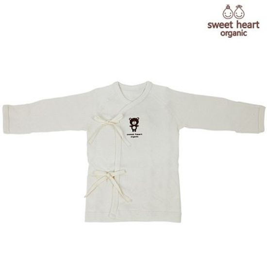 [신생아용]오가닉 브라운곰 배냇저고리