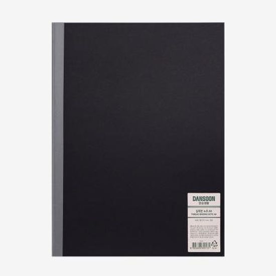 단순생활 실제본노트 A4 블랙