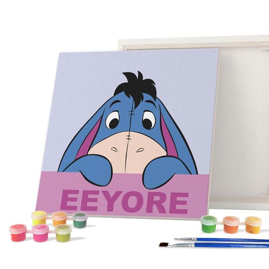 디즈니 그림그리기 위니더푸우 귀여운 이요르 20x20