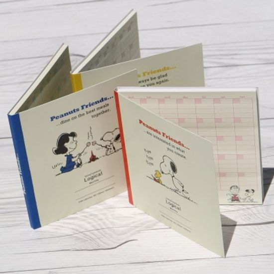 나카바야시 스누피 점착 메모수첩-먼슬리 F275-2