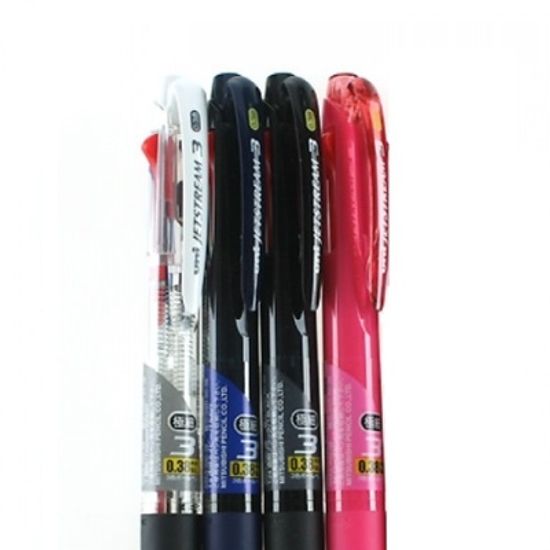 0.38mm 3색 유성볼펜..유니 제트스트림 멀티펜 3C