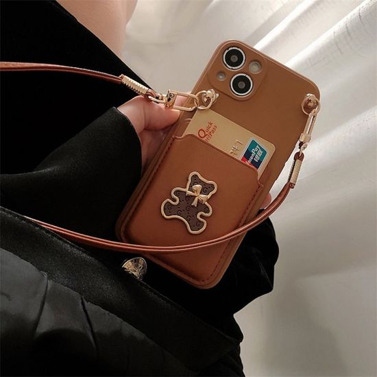 갤럭시S22 21 20 노트20 10 곰돌이 스트랩 카드케이스