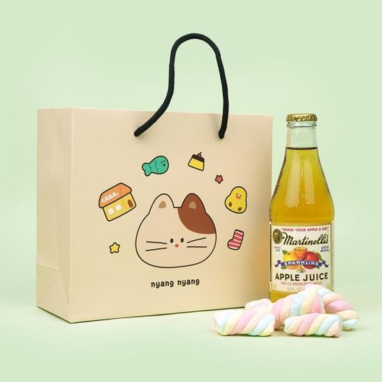 핑크풋 냥냥쇼핑백(소)
