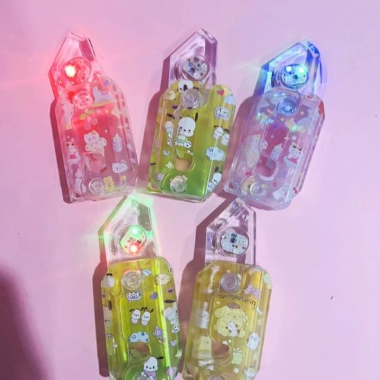 LED 글리터 토이 클로 나이프 피젯 칼 4종세트 스피너