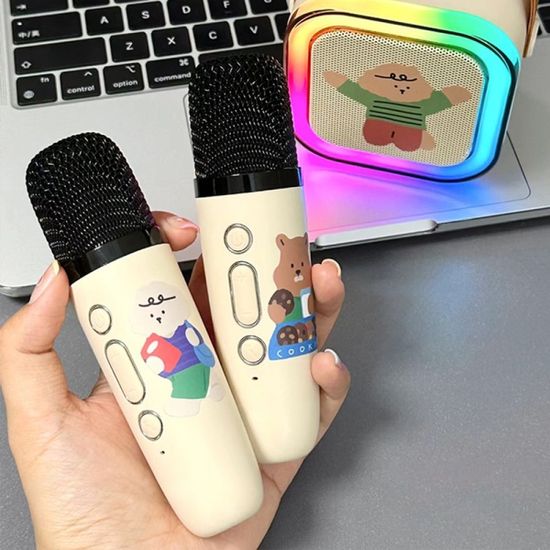 [NEW신상] 2인 블루투스 노래방 마이크 세트