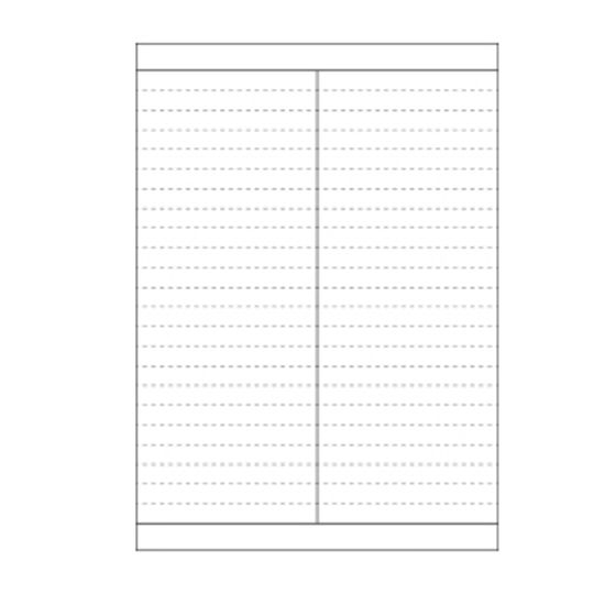 꿈드림22 옥스포드 밀크색 PP커버 A4 수학 좌철노트